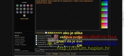 Ako sliku vidite u ovoj zoni poimence, znači da je uspješno kopirana na server foruma