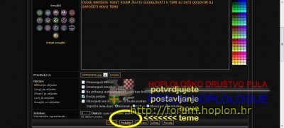 Klikom na "pošalji" završavate postavljanje nove teme ili odgovora na postojeću temu. Sada će tema biti vidljiva na forumu svima